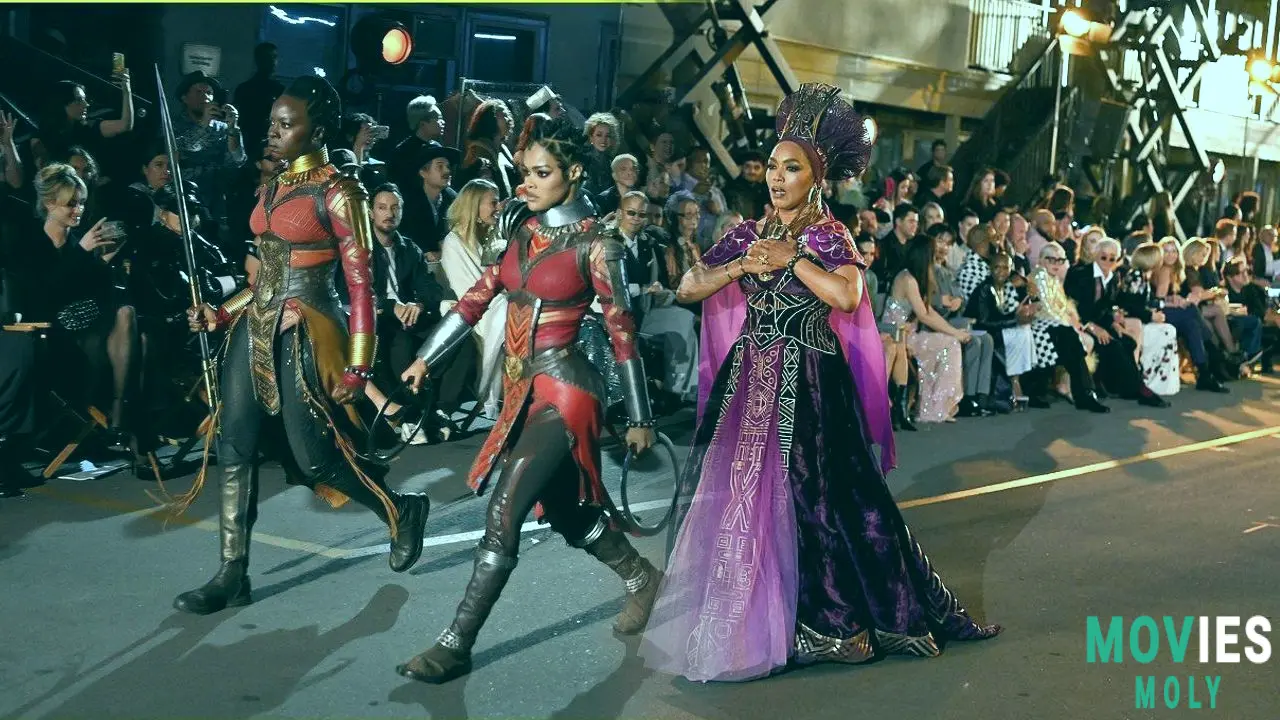 Angela Bassett Channels Queen Ramonda, Wakanda Takes Over Vogue World image 6