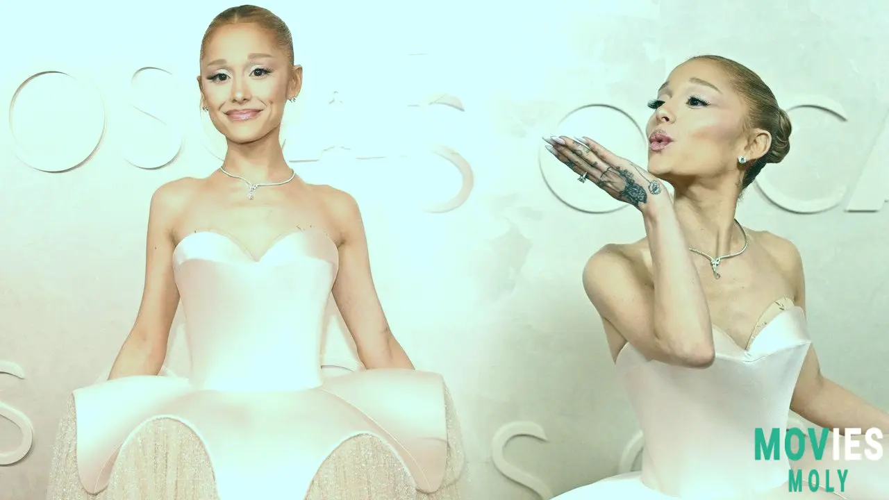 Ariana Grande's Oscar Moment: Wicked Performance Stunning Gown and Glinda Vibes! - MoviesMoly image 6