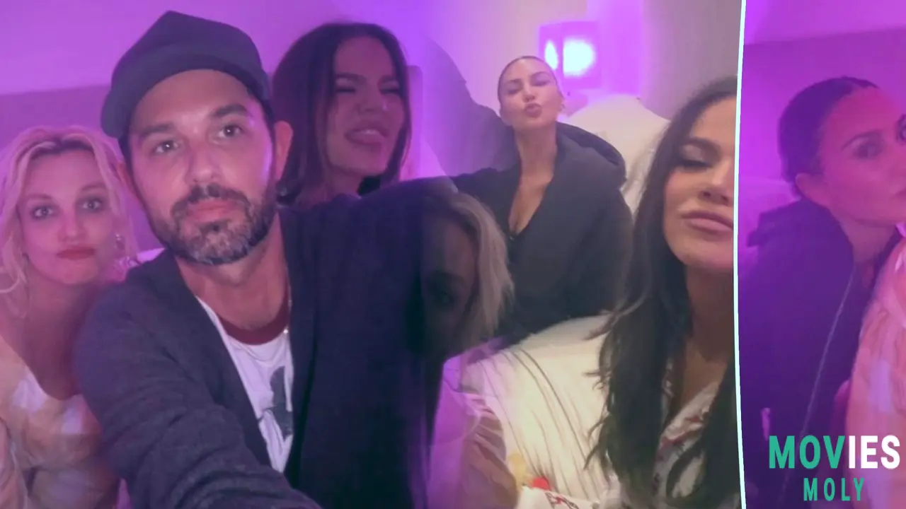 Britney Spears' Unexpected Calabasas Pajama Party with the Kardashian Sisters image 3