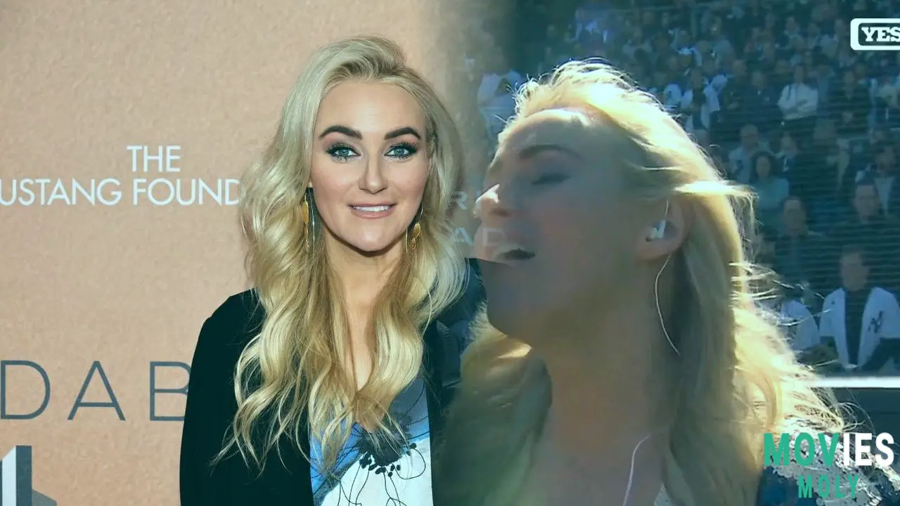 Broadway Star Betsy Wolfe's Yankees National Anthem Performance Causes Uproar: Did She Really Need Her Phone? image 5