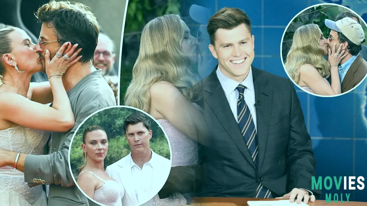 Colin Jost's viral reaction to Scarlett Johansson's kisses: a look at Hollywood's most famous power couple image 6