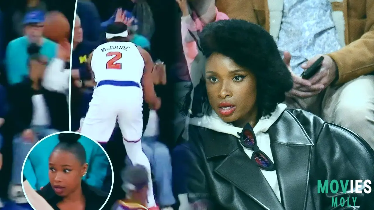 Courtside Drama! Jennifer Hudson Takes One for the Team (Literally!) at Knicks Game image 5