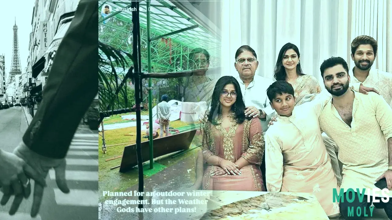 Cyclone Montha Shifts Allu Sirish & Nayanika's Dream Engagement Indoors! image 3