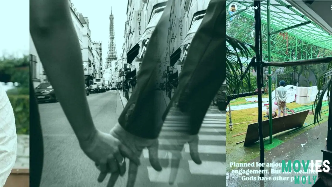 Cyclone Montha Shifts Allu Sirish & Nayanika's Dream Engagement Indoors! Main Image