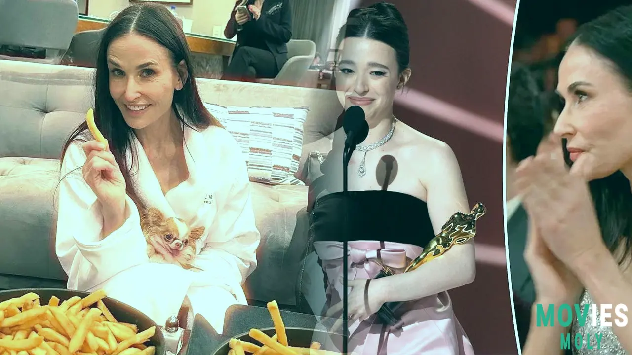 Demi Moore's Oscars Night: Surprise Loss Graceful Reaction and a Whole Lotta Fries! image 3