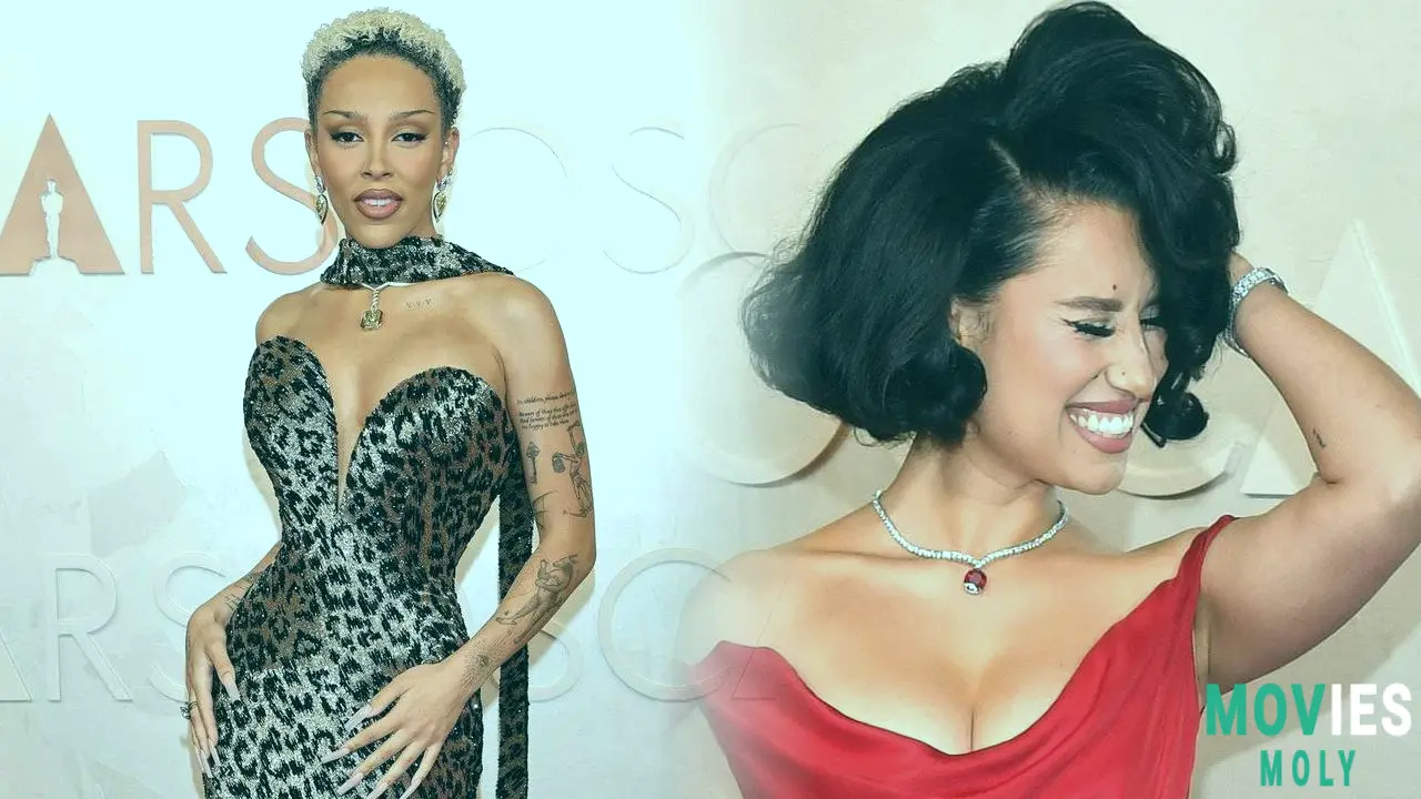 Doja Cat's Oscars Debut: Leopard Print Sparkles Bond Tribute & More! - MoviesMoly image 4