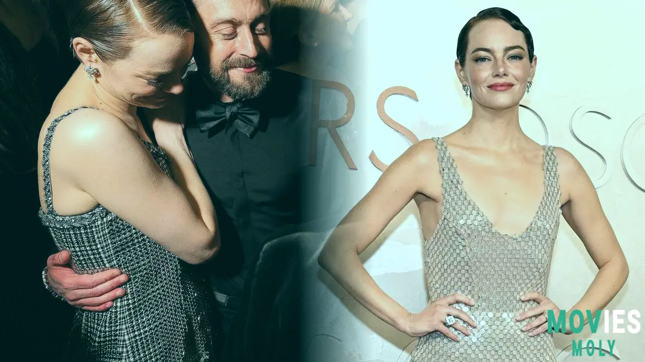 Emma Stone Owns the Oscars: Stunning Looks Reunion with Ex & Hilarious Dress Mishap! - MoviesMoly image 3