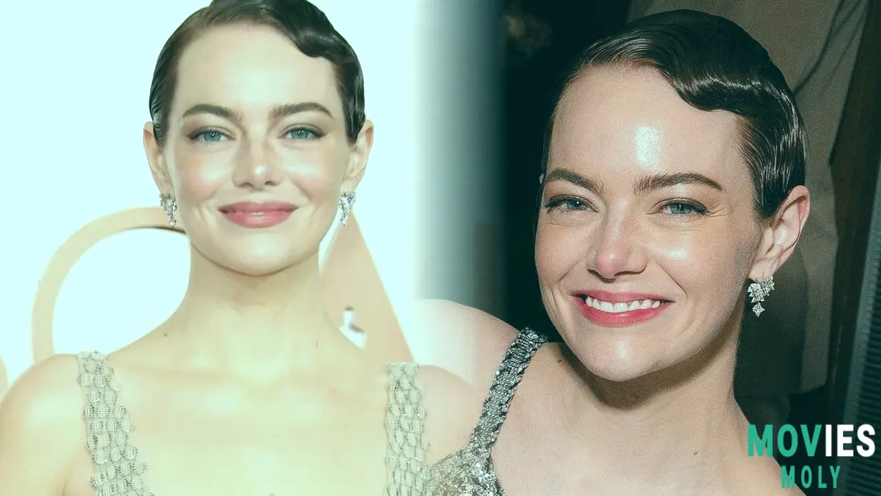 Emma Stone Owns the Oscars: Stunning Looks Reunion with Ex & Hilarious Dress Mishap! - MoviesMoly image 5