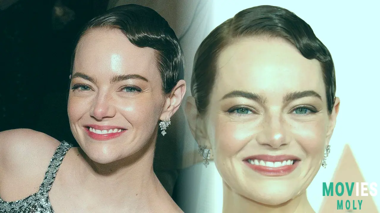 Emma Stone Owns the Oscars: Stunning Looks Reunion with Ex & Hilarious Dress Mishap! - MoviesMoly image 6