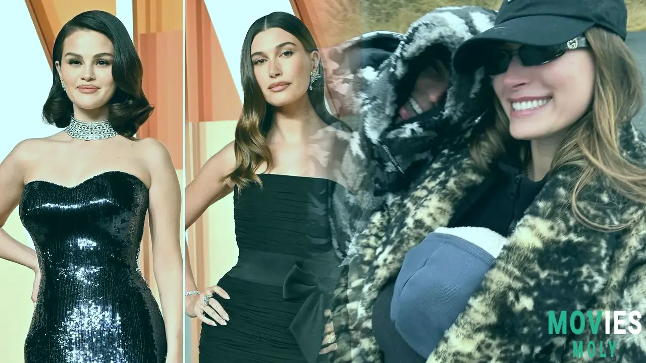 Hailey Bieber Dazzles Solo at Vanity Fair Oscars Party: All Eyes On Her Stunning Look and Baby News image 6