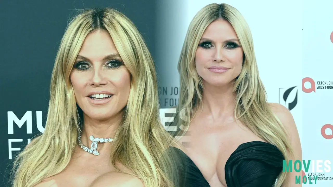Heidi Klum's Oscars Plunging Cutout Dress: Trampoline Warm-up & Red Carpet Glam! - MoviesMoly image 3