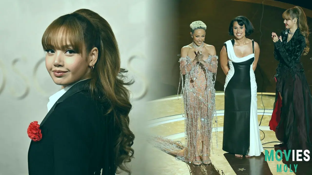 Hold Up Did Blackpink's Lisa Just Rock Out to "Live and Let Die" at the Oscars?! image 3