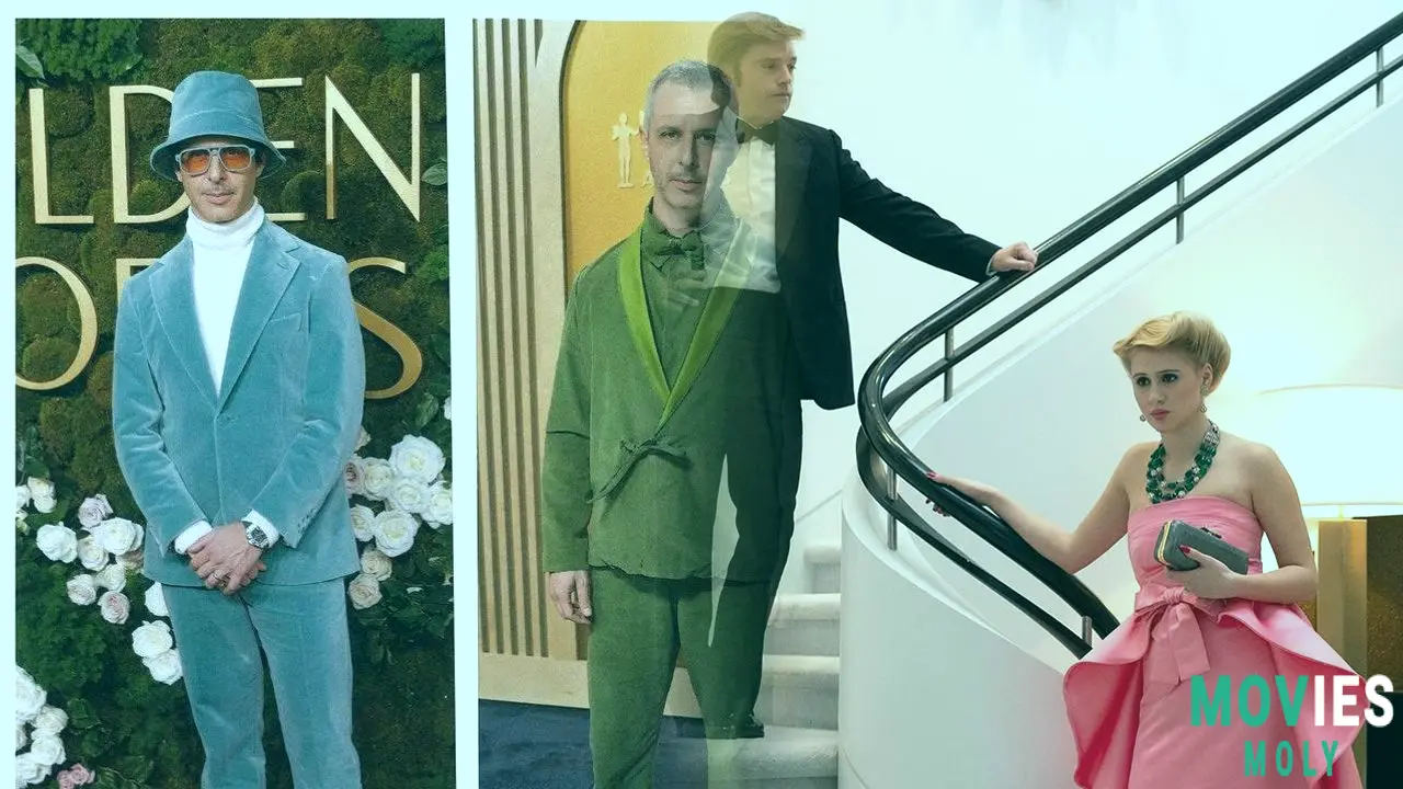 Jeremy Strong's Oscar Style: Green Tuxedos Bold Choices & 'The Apprentice' Buzz - MoviesMoly image 3