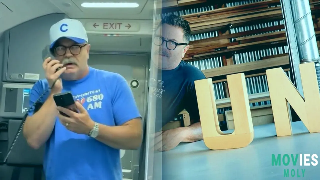 "Jerry, Larry, Barry, or Gary": Nick Offerman Pulls Classic Prank on Jim O'Heir Mid-Flight image 3