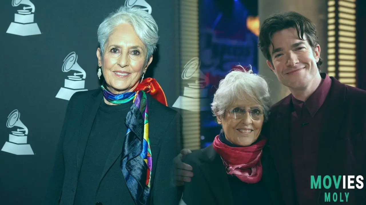 Joan Baez Just Dropped Some Truth Bombs (and a Tesla Story!) on John Mulaney's Netflix Show image 4