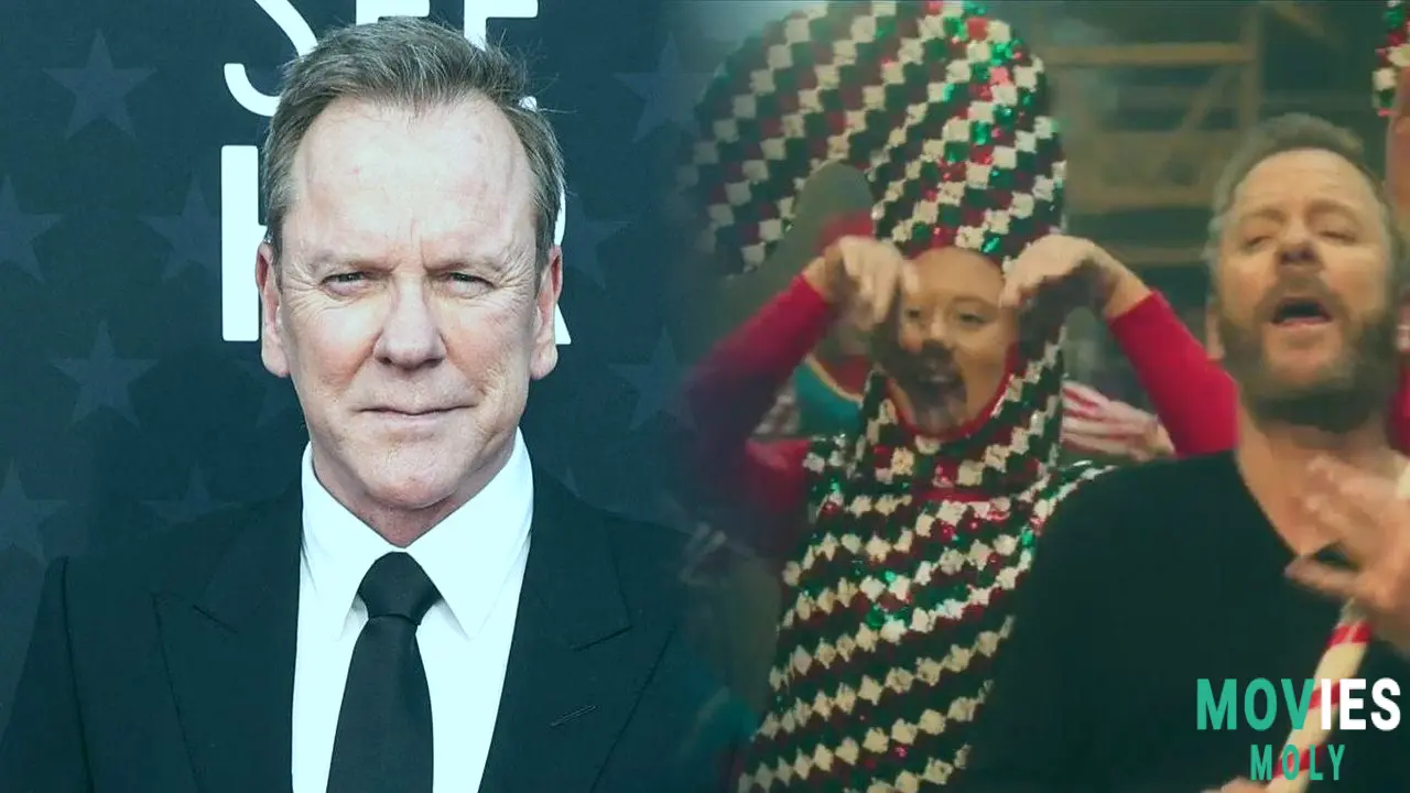 Kiefer Sutherland and Rebel Wilson Bring Festive Cheer to "Tinsel Town" image 4