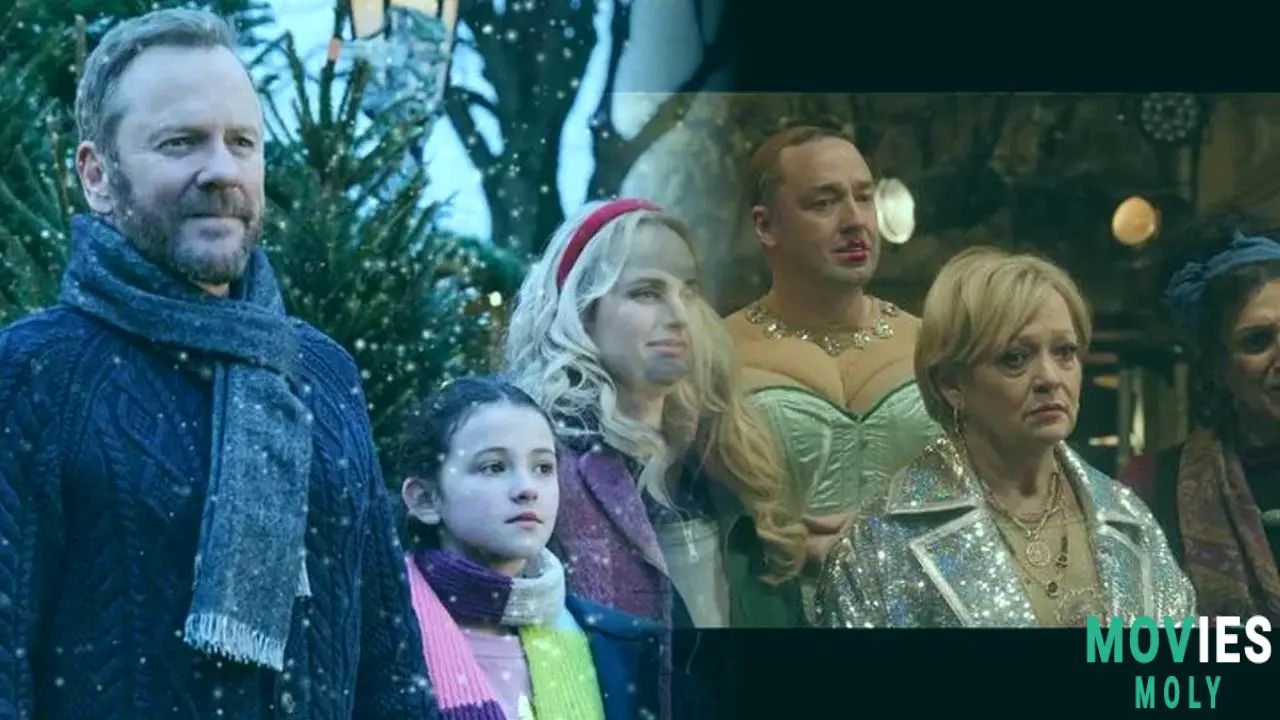 Kiefer Sutherland & Rebel Wilson Deck the Halls in New Christmas Movie 'Tinsel Town' image 8