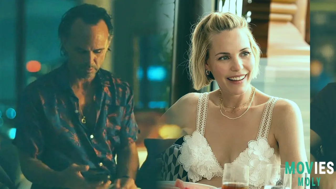 Leslie Bibb Dishes on Sam Rockwell's 'White Lotus' Shock Drop and Their Seriously Cool Love Story image 6
