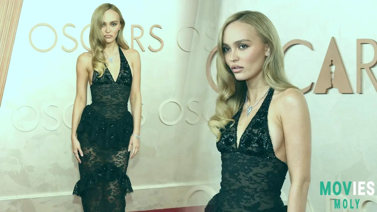 Lily-Rose Depp's Oscars Debut: Stunning Dress 'Nosferatu' Buzz & Old Hollywood Glam - MoviesMoly image 3