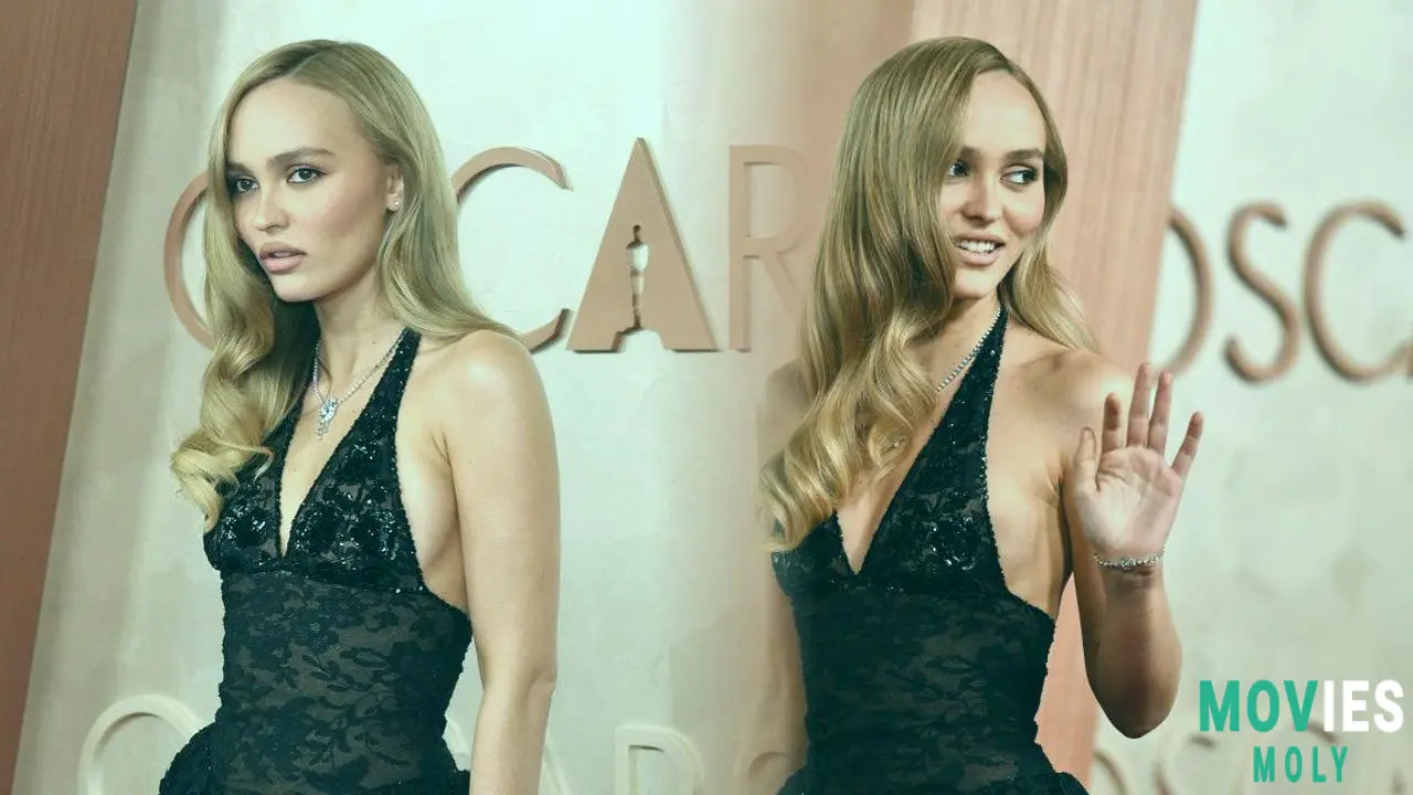 Lily-Rose Depp's Oscars Debut: Stunning Dress 'Nosferatu' Buzz & Old Hollywood Glam - MoviesMoly image 4