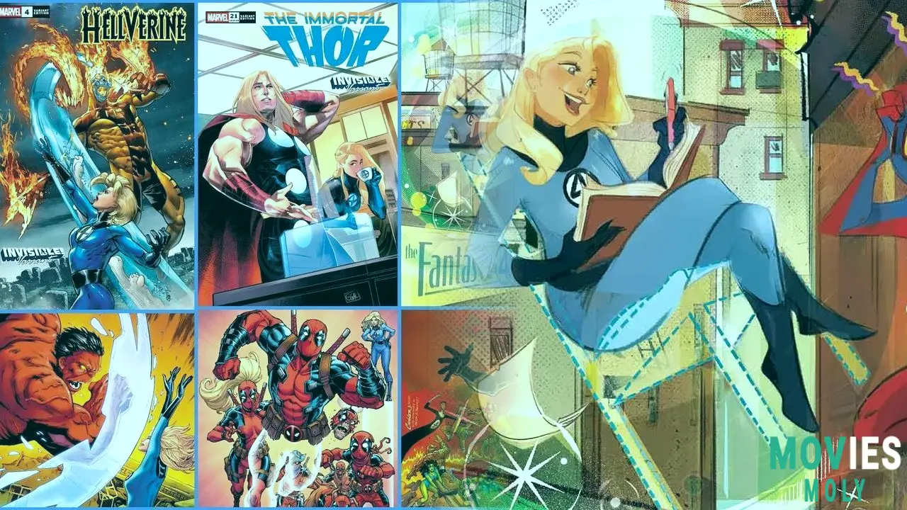 Marvel 2025: Invisible Woman Variant Covers and 'Fantastic Four: First Steps' Movie image 4