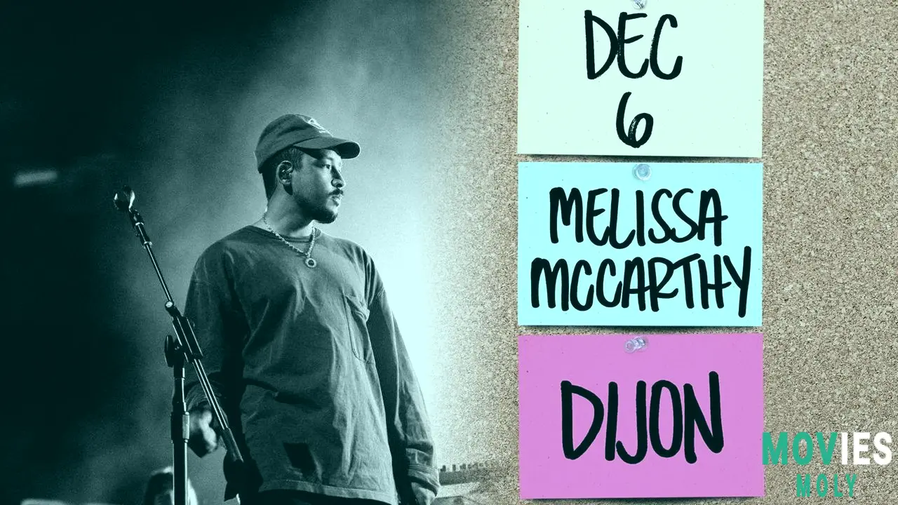 Melissa McCarthy Returns to Host SNL, Dijon Set for Musical Debut in December image 6