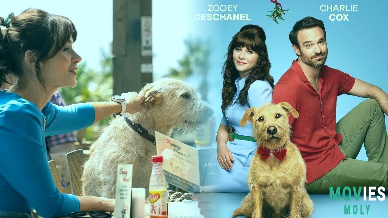 "Merv" Movie Unites Rom-Com Favorites Zooey Deschanel and Charlie Cox Over a Canine Crisis image 3