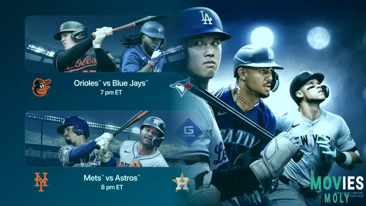 Mets vs. Astros Part Two! Here's How to Tune Into Tonight's Apple TV+ Baseball Showdown image 5