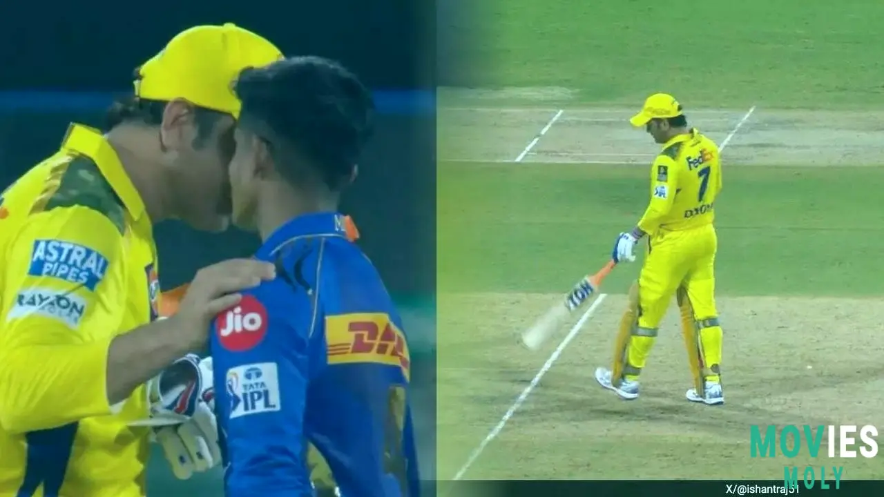 More Than Just a Win: MS Dhoni's Hilarious 'Bat Treatment' Steals the Show After CSK Beats MI! image 3