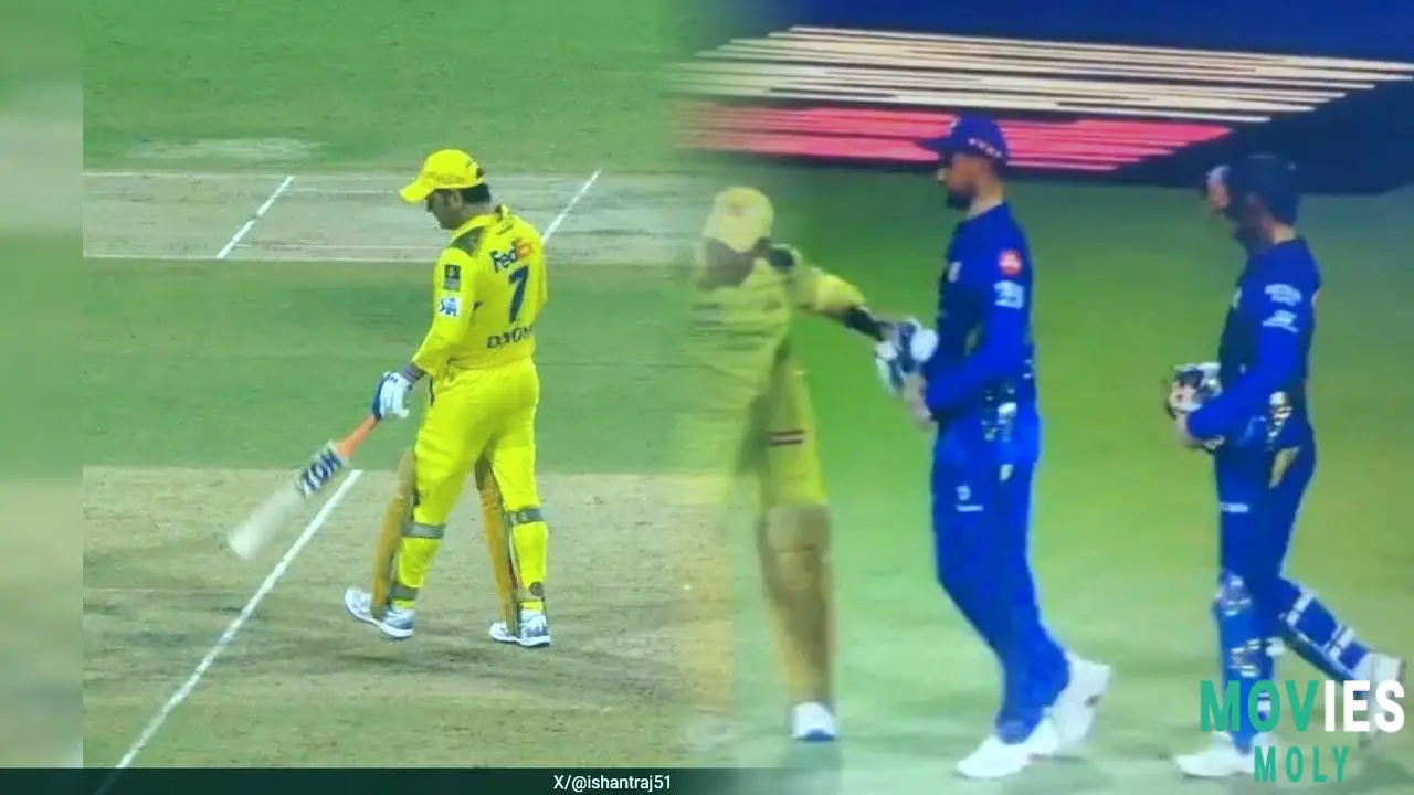More Than Just a Win: MS Dhoni's Hilarious 'Bat Treatment' Steals the Show After CSK Beats MI! image 4