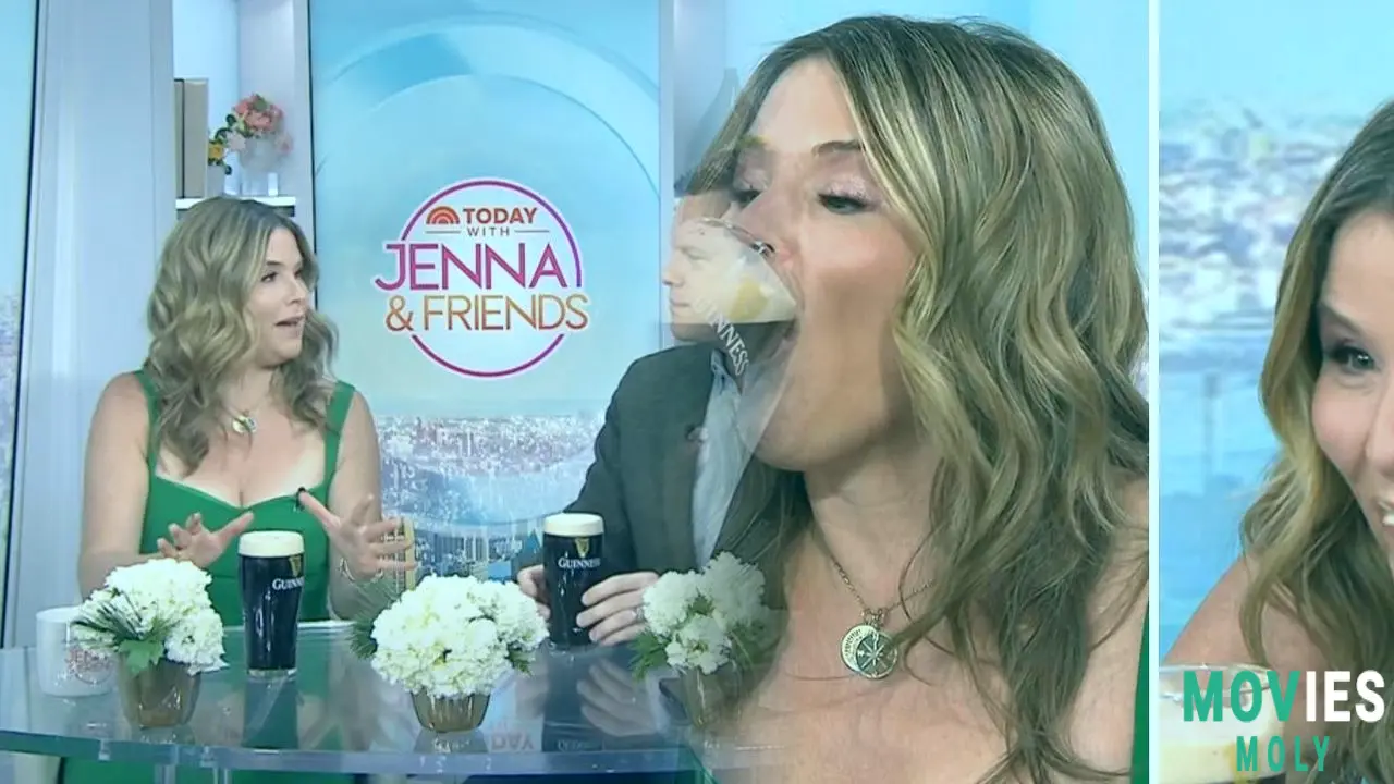 OMG Did You See Jenna Bush Hager's Hilarious Guinness Fail on the Today Show?! It's a Must-Watch! image 3