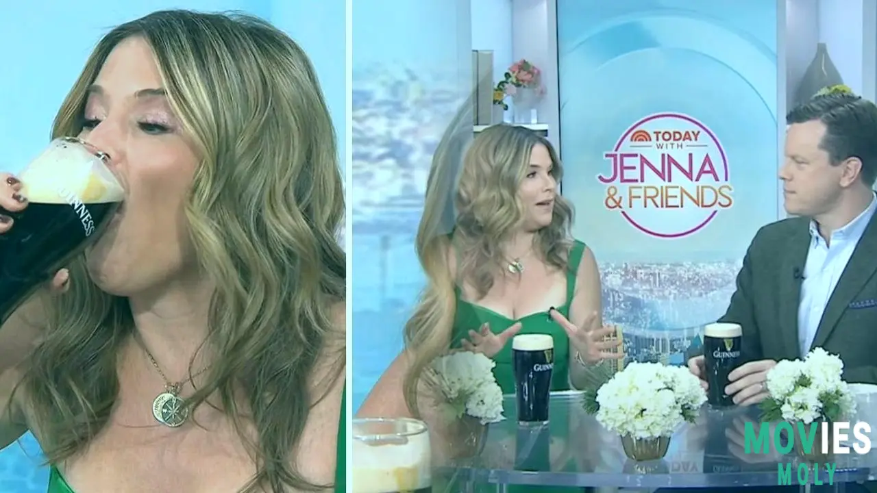 OMG Did You See Jenna Bush Hager's Hilarious Guinness Fail on the Today Show?! It's a Must-Watch! image 4