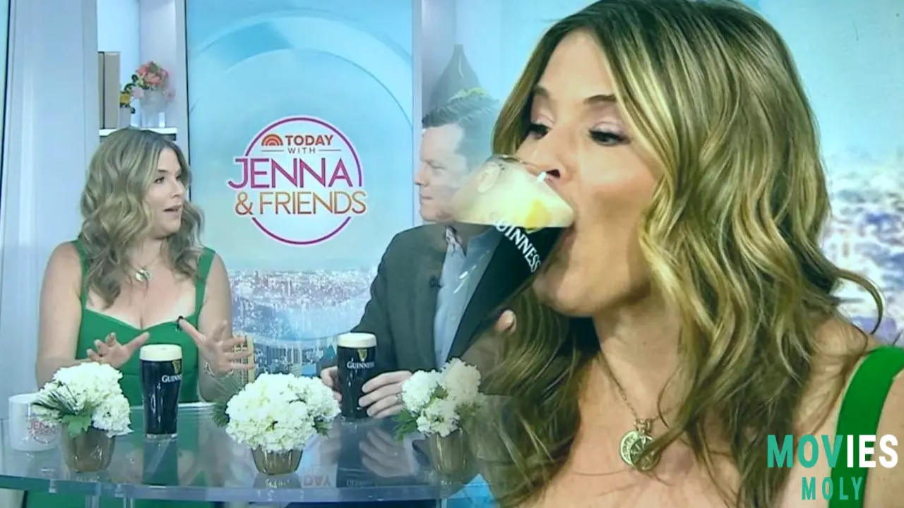 OMG Did You See Jenna Bush Hager's Hilarious Guinness Fail on the Today Show?! It's a Must-Watch! image 5