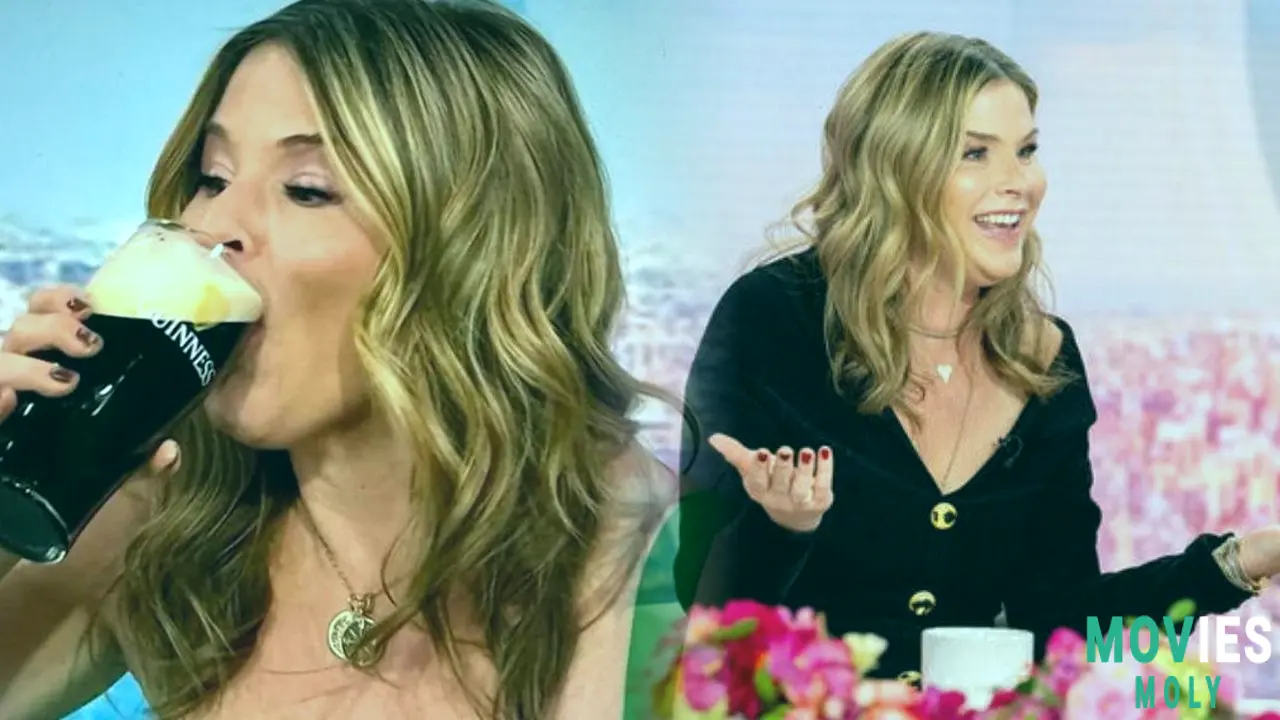 OMG Did You See Jenna Bush Hager's Hilarious Guinness Fail on the Today Show?! It's a Must-Watch! image 6