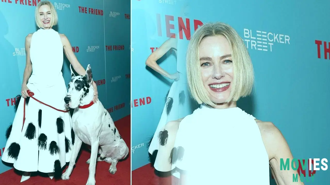 Paws-itively Stylish! Naomi Watts and Her Dog Co-Star Bing Twin on the Red Carpet image 5