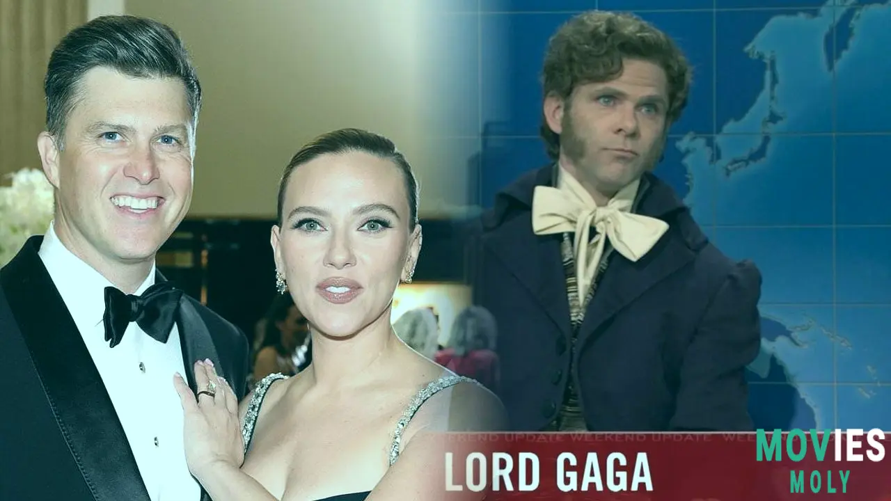 SNL Weekend Update Goes Meta: Lord Gaga Hilariously Disses Colin Jost About Scarlett Johansson! image 5