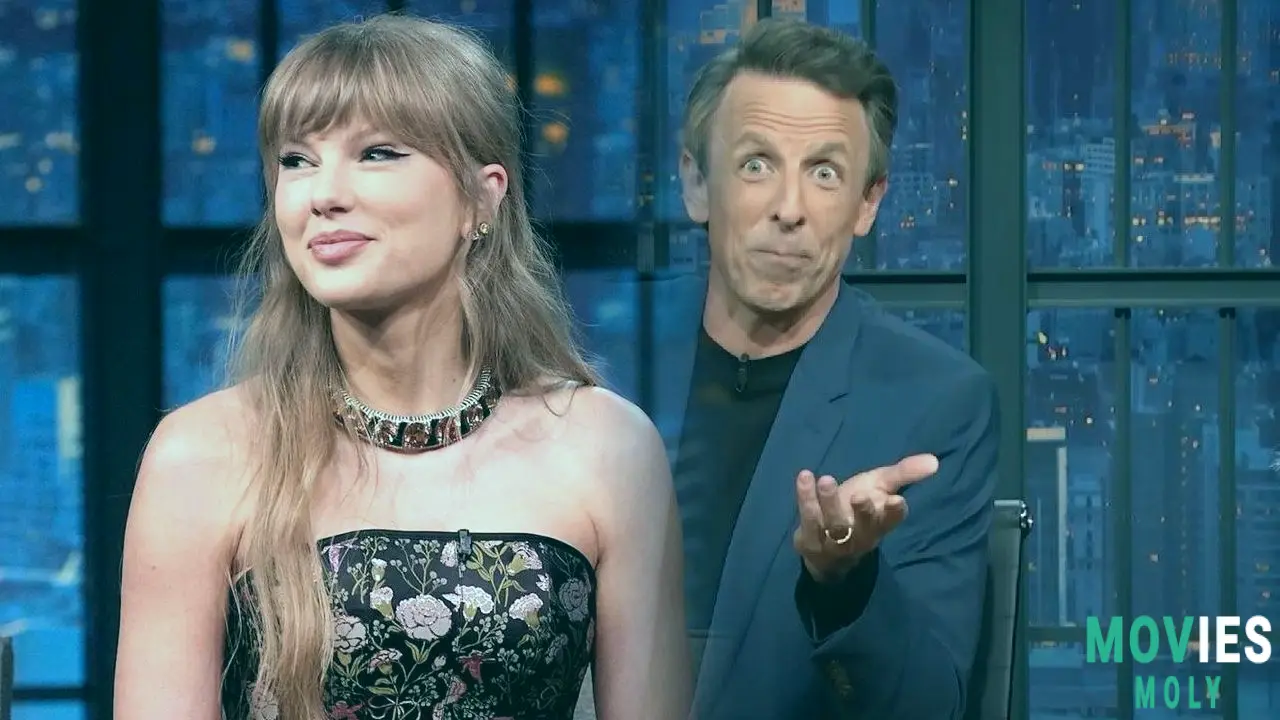 Taylor Swift Commands "Late Night with Seth Meyers" with Album Triumphs, Engagement Revelations, and Unforgettable Kelce Antics image 5