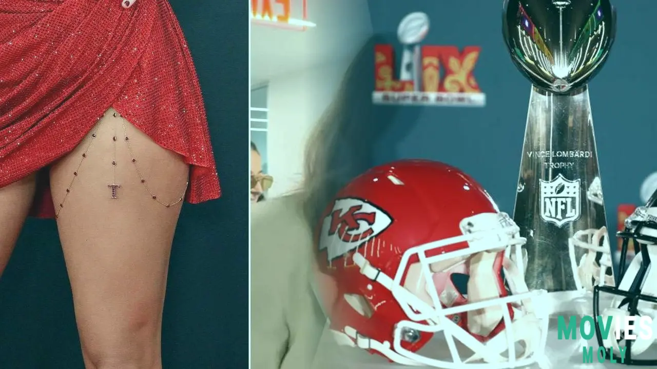 Taylor Swift's Super Bowl Appearance Fuels Travis Kelce Romance Speculation: From Grammys 'T' Necklace to Engagement Ring Rumors - Moviesmoly image 3