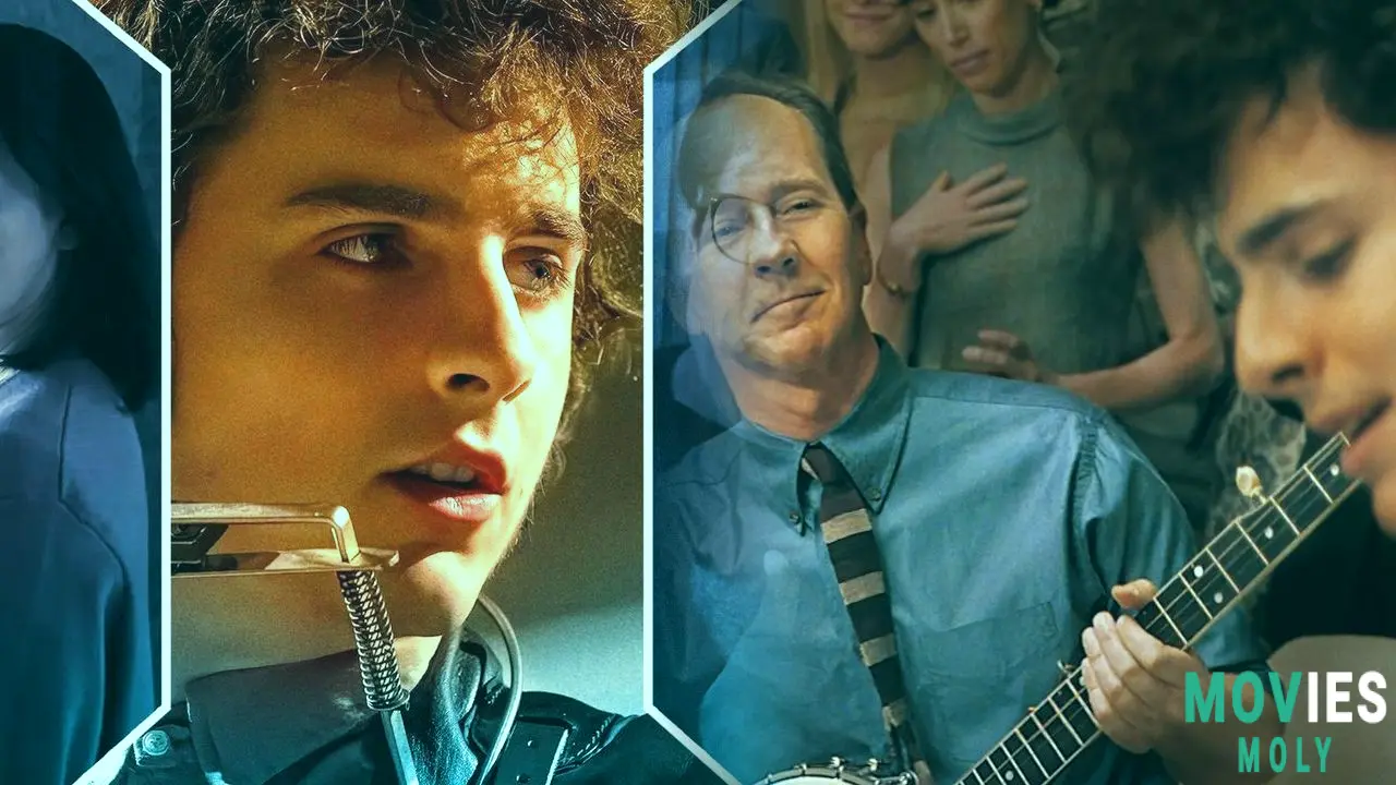 Timothée Chalamet as Bob Dylan? 'A Complete Unknown' is Finally Streaming! - MoviesMoly image 5
