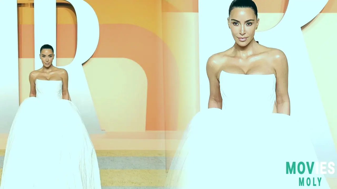 Wait Did Kim Kardashian Just Rewear Her Wedding Dress to the Oscars?! Let's Unpack This Look! image 7