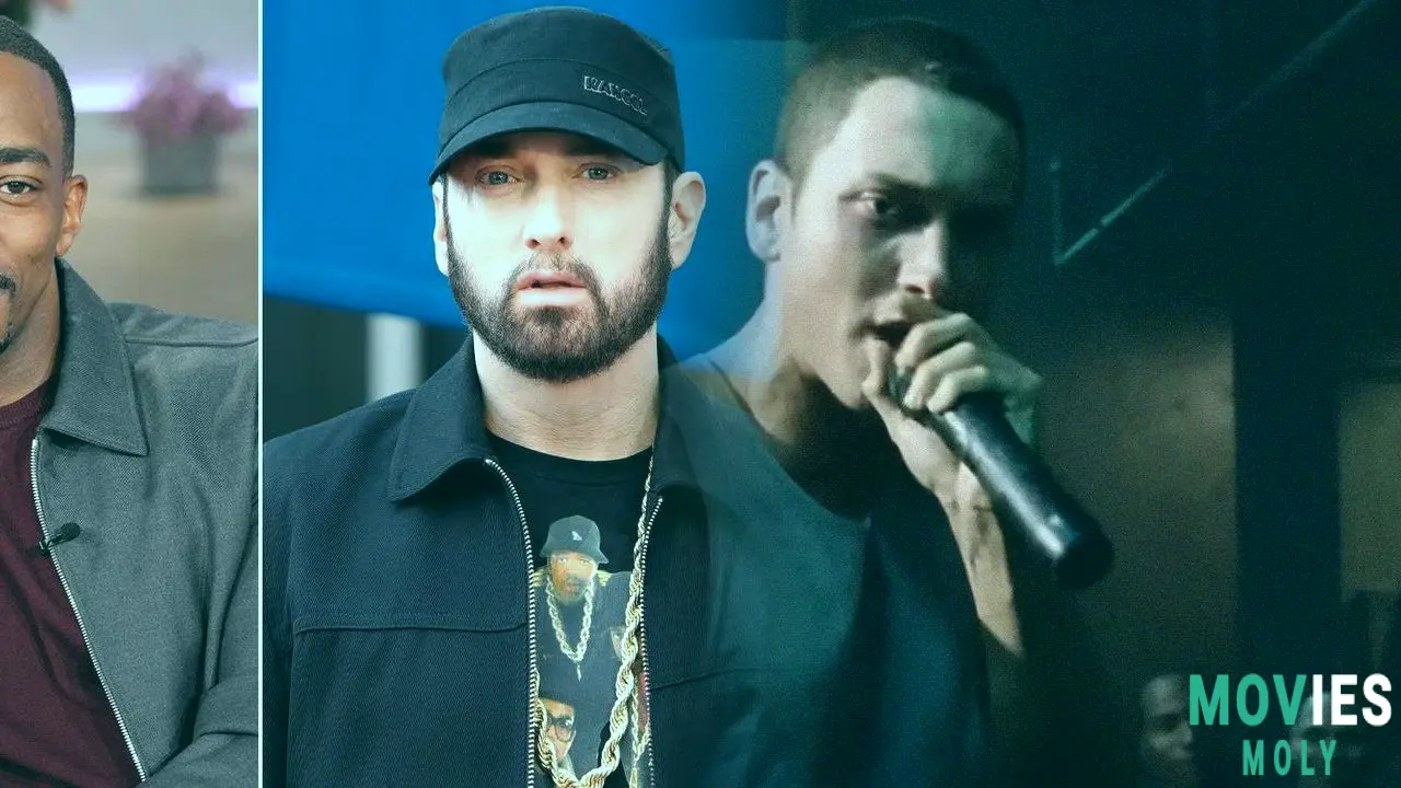 Wait, What?! Anthony Mackie Says Eminem's 8 Mile Raps Were Actually About HIM! image 4