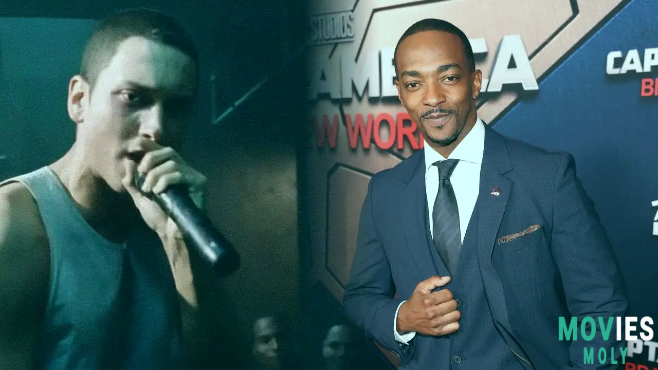 Wait, What?! Anthony Mackie Says Eminem's 8 Mile Raps Were Actually About HIM! image 5