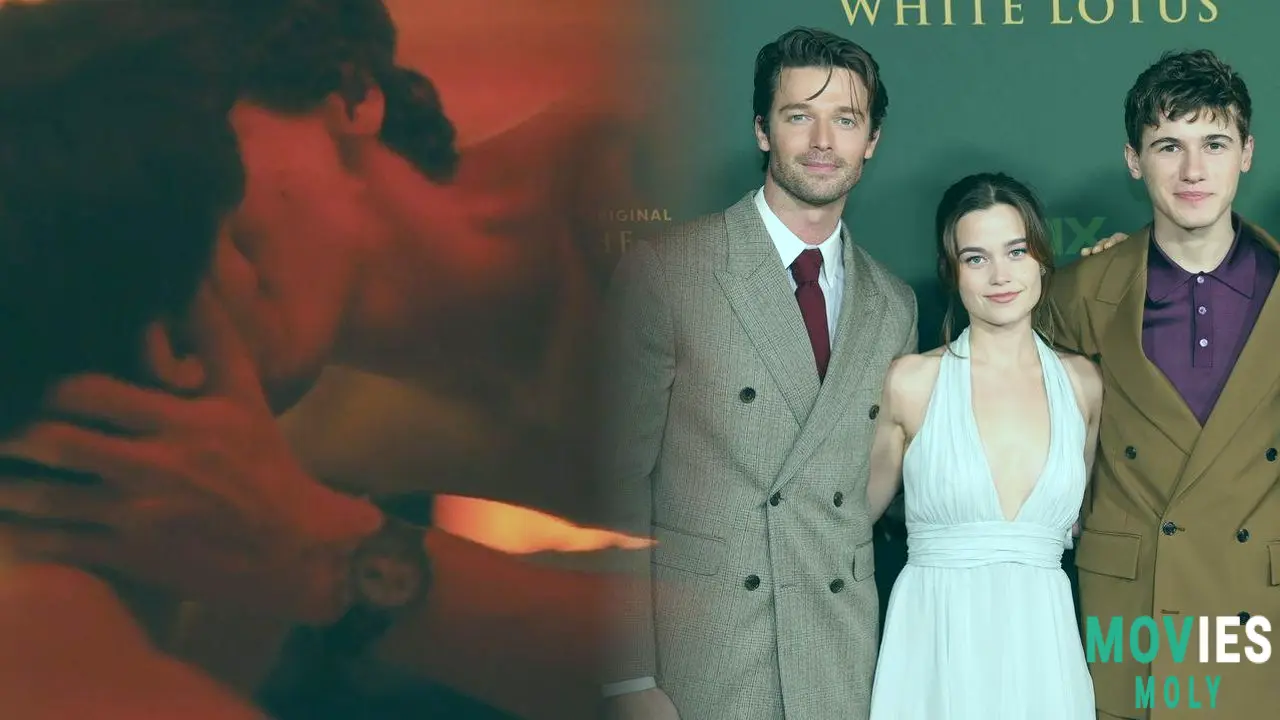 Wait What Did Sam Nivola and Patrick Schwarzenegger Just Do on White Lotus? Let's Talk About That Kiss image 6