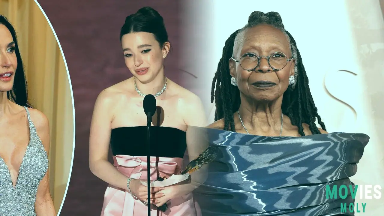 Whoopi Goldberg Turns Heads at the Oscars: Stunning Gown Shoulder Tattoo Reveal and a "Ghost" Reunion! image 3