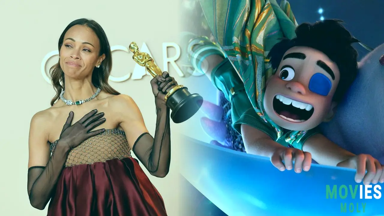 Zoe Saldaña Celebrates Her Oscar in a Unique Way and Brings Family Fun to Her New Movie Elio image 3