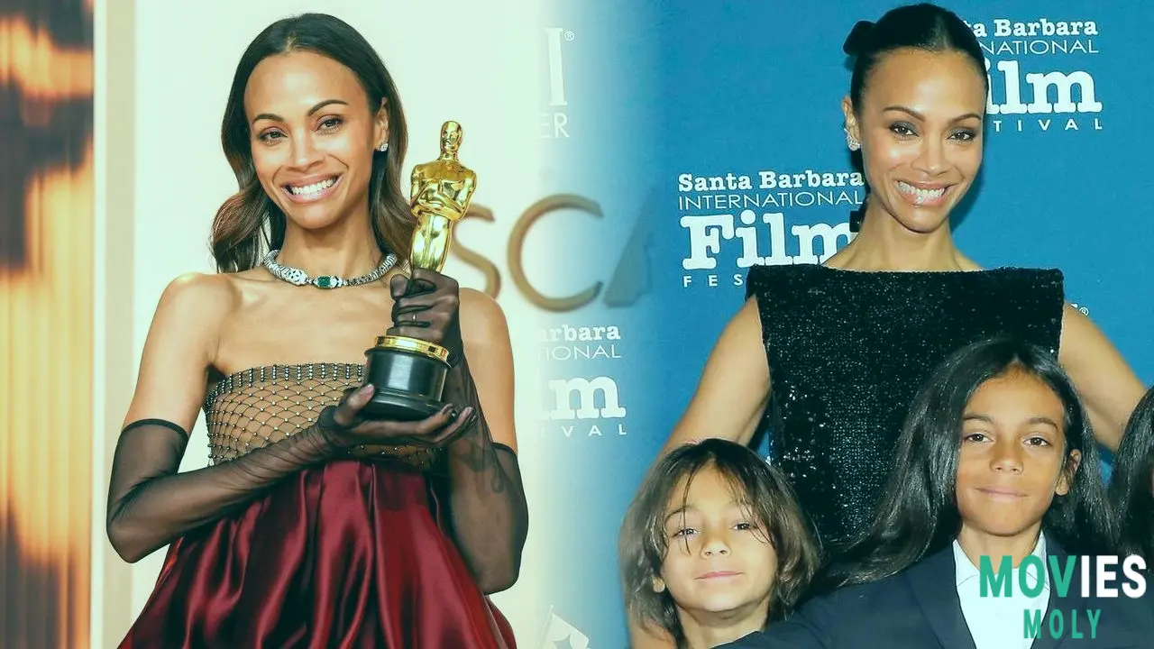 Zoe Saldana's Oscar has its own set of pronouns, and her new animated film helps with family "cool points" image 5