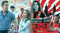In the docuseries "Necaxa," Eva Longoria, Ryan Reynolds, and Rob Mac talk about Mexican football.