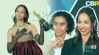 Zoe Saldana's Oscar has its own set of pronouns, and her new animated film helps with family "cool points"