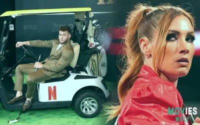 A Full Look at MJF and Becky Lynch in Happy Gilmore 2