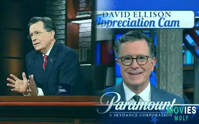 Stephen Colbert's Sarcastic 'Love Letter' to Paramount CEO David Ellison